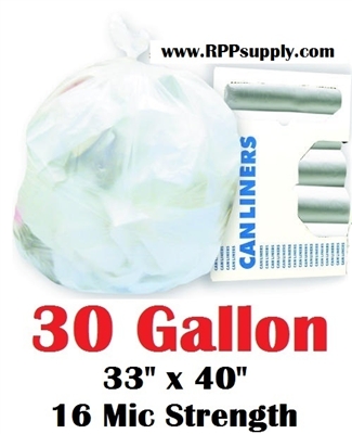 30 Gallon Garbage Bags Can Liners 30 GAL Trash Bags