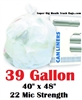 39 Gallon Garbage Bags Can Liners 39 GAL Trash Bags