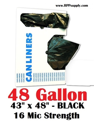 48 Gallon Garbage Bags Can Liners 48 GAL Trash Bags