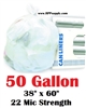 50 Gallon Garbage Bags Can Liners 50 GAL Trash Bags