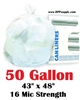 50 Gallon Garbage Bags Can Liners 50 GAL Trash Bags