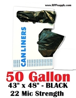 50 Gallon Garbage Bags Can Liners 50 GAL Trash Bags