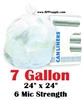 7 Gallon Garbage Bags Can Liners 7 GAL Trash Bags