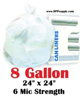 8 Gallon Garbage Bags Can Liners 8 GAL Trash Bags