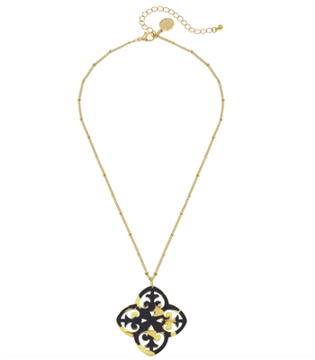 Handcast Gold Tortoise Necklace