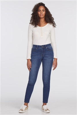 Women's 5 pocket curvy skinny jeans from Tribal Jeans