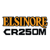 1973 1974 1975 Honda CR250M Elsinore side panel decals