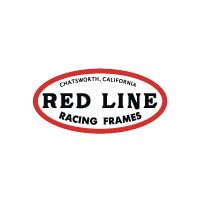 Red Line Headtube BMX Decal Sticker