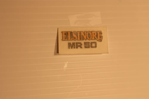 1975 Honda MR50 Custom Elsinore sidepanel decal sticker