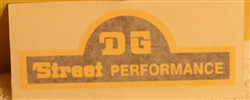 DG Street Performance Swingarm Sticker Set- Dark blue