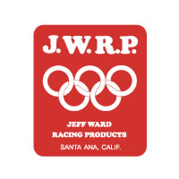 JWRP Red White Fender decal sticker