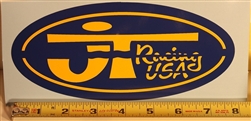JT Racing USA XL (8") Oval decal sticker