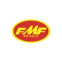 FMF Swingarm Red Yellow decal sticker set