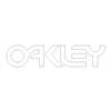 Oakley 6 inch Die Cut Decal White