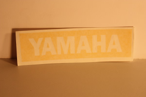 Yamaha YZ Rear of Seat Stencil decal sticker