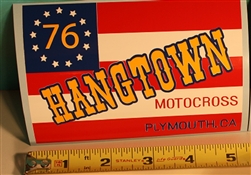 Hangtown Flag decal sticker