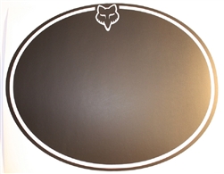 Fox 9 7/8" Black Ovals - set of 3