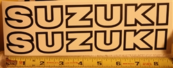 1978 Suzuki Tank Decal Set SMALL