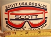 Scott Goggles Sun Valley decal sticker