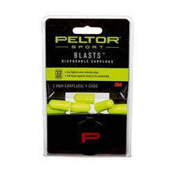 Peltor Blasts 3 - Pack Disosable Foam Ear Plugs