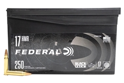 Federal .17 HMR 17gr HP Black Pack - 250 rds