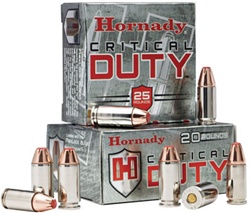 Hornady 9MM +P 135gr Critical Duty FlexLock 25rd Box - 90226