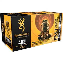Browning .40 S&W 165gr FMJ - 100rd Value Pack