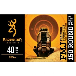 Browning .40 S&W 165gr FMJ - 150rd Value Pack