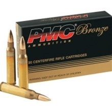 PMC Ammunition Bronze 223 Remington FMJBT 55gr -20rd Box