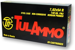 TULA 7.62X54R FMJ 148gr - 20rd box