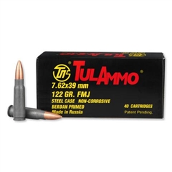 TULA 762X39 FMJ 122gr - 40rd box