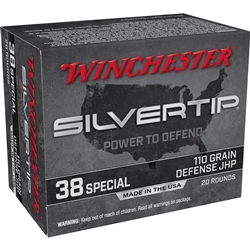 Winchester .38 SPL 110gr Silvertip - 20rd Box