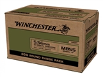 Winchester 5.56 NATO M855 Green Tip 62 gr FMJ - 200 Rd Bulk Pack