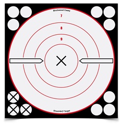 Birchwood Casey Shoot-N-C 8" White/Black "X" Bull's-eye Target