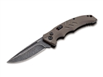 Boker Knives Intention II Coyote Auto Folding Knife - Stonewash D2 Blade - G10 Grip