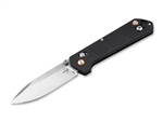 Boker Knives Kihon DC Folding Knife - D2 Blade - Black Grip