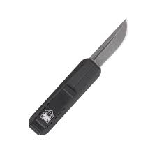 CobraTec CALIFORNIA OTF 928SB-BLACK Stonewashed D2 Steel Blade with Black Handle