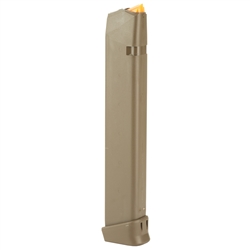 Glock Magazine 17/34 9MM - 33RD - FDE