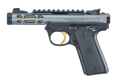 Ruger Mark IV 22/45 LITE 22LR 4.4" Diamond Gray / Gold