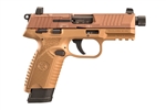 FN 502 Tactical 22LR FDE 15+1 - Threaded Barrel - Optics Ready