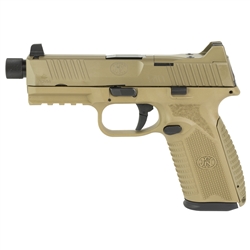 FN 510 Tactical 10MM FDE 4.7" 15+1, 22+1 - Optics Ready - No Manual Safety