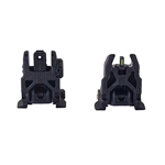 Hi-Viz AR-15 Tritium Folding Back-Up Sight Set