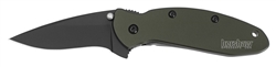 Kershaw Scallion - OLIVE,BLK Speedsafe