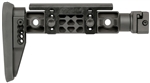 Midwest Industries Alpha Series Fixed Beam Side Folding Stock - 1913 Mount