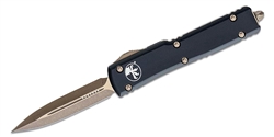 Microtech UTX-70 D/E OTF Auto Knife Black / Bronze Apocalyptic - 2.42" Blade