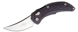 Microtech Brachial S/E Folding Auto Knife Black / Stonewash - 3.5" Blade