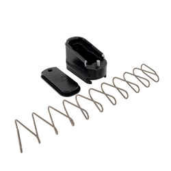 Shield Arms +2 Magazine Extension and Spring for Glock 43 - Black