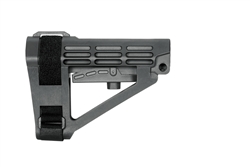 SB Tactical SBA4 Adjustable Pistol Stabilizing Brace - BLACK - NO BUFFER TUBE