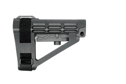 SB Tactical SBA4 Adjustable Pistol Stabilizing Brace - BLACK - NO BUFFER TUBE - Blemished