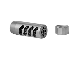 Seekins Precision ATC 1/2x28 Muzzle Brake-Bead Blasted Stainless Steel